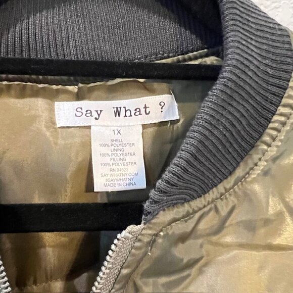 Say What Bomber Jacket - Picture 3 of 5